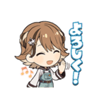 杏と桃のくにたちライフ（個別スタンプ：7）