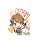 杏と桃のくにたちライフ（個別スタンプ：15）