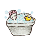 表情アレンジ組み合わせ出来るふんわり乙女（個別スタンプ：18）