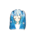 表情アレンジ組み合わせ出来るふんわり乙女（個別スタンプ：38）