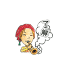 ネオスカバンド「RUDE STOMPERS」スタンプ（個別スタンプ：7）