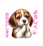 ビーグルだわん（個別スタンプ：6）