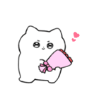 素直につたえるねこ（個別スタンプ：35）