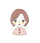 レトロかわいいガールズスタンプ（個別スタンプ：9）
