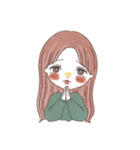 レトロかわいいガールズスタンプ（個別スタンプ：10）
