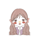 レトロかわいいガールズスタンプ（個別スタンプ：20）