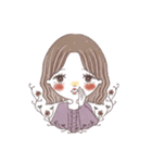 レトロかわいいガールズスタンプ（個別スタンプ：23）
