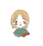 レトロかわいいガールズスタンプ（個別スタンプ：24）