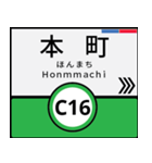 今、大阪地下鉄中央線（個別スタンプ：8）