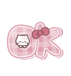 寂しがり屋のましゅまろねこちゃん（個別スタンプ：1）