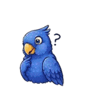 青いインコそらスタンプ（個別スタンプ：13）