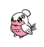 もちっとウグイス桜ちゃん（個別スタンプ：1）