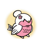 もちっとウグイス桜ちゃん（個別スタンプ：2）