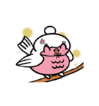 もちっとウグイス桜ちゃん（個別スタンプ：5）