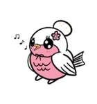 もちっとウグイス桜ちゃん（個別スタンプ：8）