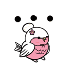 もちっとウグイス桜ちゃん（個別スタンプ：12）