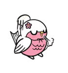 もちっとウグイス桜ちゃん（個別スタンプ：24）