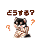 ふわふわポメラニアン パーカー編（個別スタンプ：28）