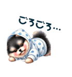 ふわふわポメラニアン パーカー編（個別スタンプ：39）