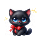 黒猫にゃーず（個別スタンプ：2）