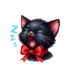 黒猫にゃーず（個別スタンプ：12）