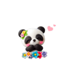 フェルトパンダ日和（個別スタンプ：15）