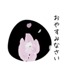【使いやすい】大人かわいい春のこたつねこ（個別スタンプ：28）