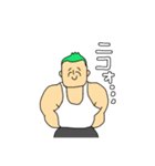 緑髪がすてきなマッチョ（個別スタンプ：16）