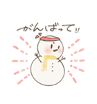ゆきのゆきだるま おしゃべり（個別スタンプ：9）