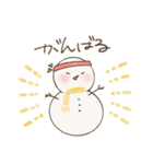 ゆきのゆきだるま おしゃべり（個別スタンプ：10）
