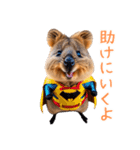 ハッピーアニマル_クオッカワラビー32（個別スタンプ：35）