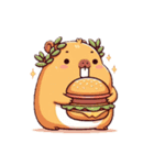 カピバラさん ハッピー増量計画（個別スタンプ：1）