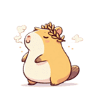 カピバラさん ハッピー増量計画（個別スタンプ：7）