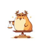 カピバラさん ハッピー増量計画（個別スタンプ：12）