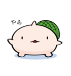 そっちが顔のカメ（個別スタンプ：1）