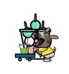 ビーグル犬ポップアップ(春2)（個別スタンプ：3）