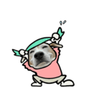ビーグル犬ポップアップ(春2)（個別スタンプ：13）