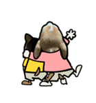 ビーグル犬ポップアップ(春2)（個別スタンプ：24）