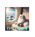 ラブリーキャット⑳。。受験生応援（個別スタンプ：21）