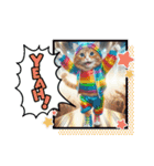ラブリーキャット⑲。（個別スタンプ：13）