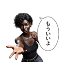 煽ってくる人(女)（個別スタンプ：23）