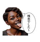 煽ってくる人(女)（個別スタンプ：30）