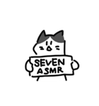 sevenASMRのネコスタンプ（個別スタンプ：19）