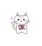 ゆず＆はるに春がきた♪（猫スタンプ）（個別スタンプ：3）