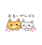 ゆず＆はるに春がきた♪（猫スタンプ）（個別スタンプ：34）