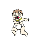 ギャグ線の高い赤ちゃん 1（個別スタンプ：2）