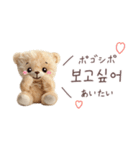 くまの韓国語♡（個別スタンプ：13）