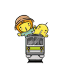 仲良しはにわ3人組の旅行スタンプ（個別スタンプ：8）