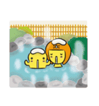 仲良しはにわ3人組の旅行スタンプ（個別スタンプ：15）