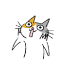 目つきは悪いが心やさしきネコ（個別スタンプ：16）